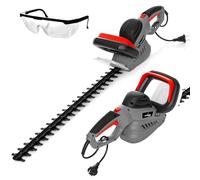 LEHMANN Taille-Haies électrique, Longueur de Lame 61 cm, 20 mm d'écartement des Dents, Puissance maximale 1800 W, Protection Antichoc, Poignée Ergonomique, Léger 3,7 kg, Gris