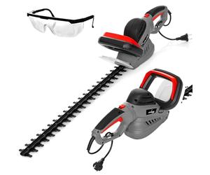 LEHMANN Taille-Haies électrique, Longueur de Lame 61 cm, 20 mm d'écartement des Dents, Puissance maximale 1800 W, Protection Antichoc, Poignée Ergonomique, Léger 3,7 kg, Gris