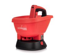 LEHMANN Terra Épandeur Universel 2,7 L - Épandeur Manuel sur Piles pour Graines, Engrais & Sel, Largeur de Dispersion 0,2-2,7 m, 5 Niveaux de Réglage, Léger et Ergonomique