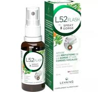 Lehning L52 Flash Spray Gorge Irritation & Cordes Vocales 30ml