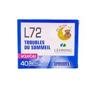 LEHNING L72 40 comprimés orodispersibles