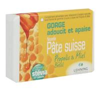Lehning Pâte Suisse Gommes Pour Le Gorge Sans Sucre 40 Pièces
