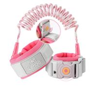 Lehoo Castle Anti Perdu Poignet Ceinture, Réglable Serrure à induction magnétique Laisse Enfant, 1.5M Harnais de Sécurité pour Enfant, Fonction de Fluorescence, Bébé Marcheur Bracelet