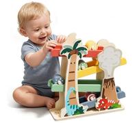 Lehoo Castle Jouet Bebe 1 an, Montessori Rampe de Course en Bois, Dinausore Jouet en Bois Bebe, Cadeau Jouet Bebe 1 an Garcon