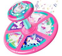 Lehoo Castle Jouet licorne assis et tournant pour les tout-petits