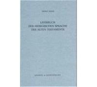 Lehrbuch der hebräischen Sprache des Alten Testaments Jenni, Ernst (Auteur)