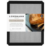 LEHRMANN Plaque aluminium perforée 46 x 35 cm avec revêtement antiadhésif Plaque pâtissière de cuisson Comparable/remplaçable four Bauknecht Whirlpool