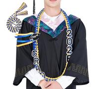 Lei de Remise des diplômes 2026 - Brins de célébration de Collier Faits à la Main | Collier Lei de Remise de diplôme Classe 2026, pour la célébration d'une fête, collège, lycée, d'un événeme