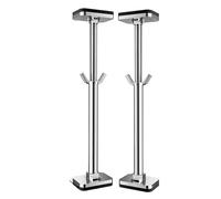 Lei Dei WEQA 2 Pièces Étai de Soutien Support de Plafond Tige Télescopique Étai Porte Télescopique Charge Maximale 40 kg Étirement pour Armoires Cadres de Porte(56-66cm)