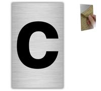 LEIASA | Numéro pour Maison - 4x6,5 cm - Aluminium - Chiffre Porte d'Entrée - Plaque Boîte aux Lettres - Panneau Numérotation Résidence - Signalétique Adresse Immeuble - Épaisseur 0,8 mm (c, 65mm)