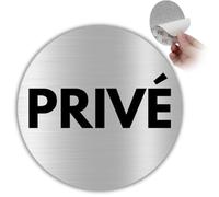 LEIASA | Panneau Privé - Ø 100 mm - Aluminium - Accès Réservé au Personnel