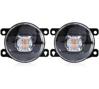 LeiBaOF Avant Pare-Chocs Feux Brouillard pour Peugeot 206+ T3E 2009 2010 2011 2012 3.54",Étanches Durables Feux De Circulation Diurnes Feux Antibrouillard De Voiture,f/Yellow style