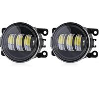LeiBaOF Avant Pare-Chocs Feux Brouillard pour Peugeot 307 2002 2003 2004 2005 2006 2007 2008 3.54",Étanches Durables Feux De Circulation Diurnes Feux Antibrouillard De Voiture,e/P White+Yellow