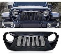 LeiBaOF Calandre de Pare-Chocs Avant de Voiture,Calandre Avant pour Jeep Wrangler JL Gladiator JT 2018 2019 2020 2021