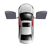 LeiBaOF Pare-Soleil de Voiture pour Opel Mokka,Avant Et ArrièRe Vitres latérales Pare-Soleils Privée Protège Couverture,A-2pcs Front Window