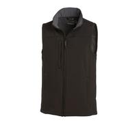 Leiber Gilet Softshell pour hommes 10/1046/10 Noir XXL