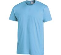 LEIBER T-Shirt 08/2447 T-shirt unie à 1/2 manche Teinte turquoise Femme & Homme 2XL