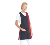 Leiber Tablier de cuisine pour femmes 08/2541/1021 Noir/Bordeaux III