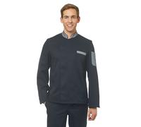 Leiber Veste de cuisine homme 12/2755/1082 Noir/gris clair 64