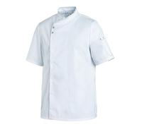 Leiber Veste de cuisine homme mit 1/2 manches 12/2595/01 Blanc 42