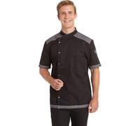 Leiber Veste de cuisine unisexe noir/jean/gris 12/2561/1030