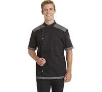 Leiber Veste de cuisine unisexe noir/jean/gris 12/2561/1030