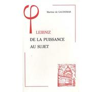 Leibniz - De La Puissance Au Sujet