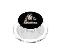Leibniz Love Happiness Citation Philosopher PopSockets PopGrip pour MagSafe