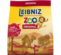 Leibniz Mini biscuits au beurre croquants et tendres Zoo Original 125g