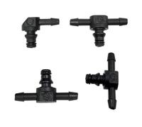 LEIBOCHAO Connecteur Retour Gasoil Injecteur 4 Pièces Pour Common Rail Série, Tuyau De Retour Diesel