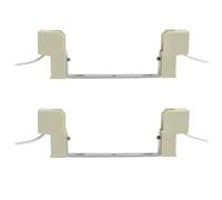 LEIBOCHAO Douille pour Lampe R7S 118mm Halogène et Ampoule LED R7S 2 Pièces, AC 100-240V, R7S J118 Linéaire Base Support Céramique, J118 Prise de Réglage Universelle Convertisseur de Support de Lampe