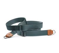 Leica 18568 Courroie de transport tissu/cuir cognac - petrol