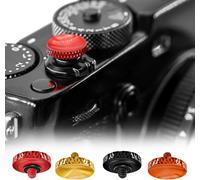 Leica 4pcs Aluminum Alloy Concave Trigger Shutter Release for Fujifilm X100VI X-T30 X-T20 X-T10 X-T5 X-T4 X-T3 X-Pro (Red/Brown/Orange/Black)