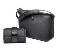 Leica sac à bandoulière en polyester recyclé noir (modèle moyen)