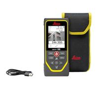 Leica DISTO X6 - télémètre Laser Robuste (Indice de Protection IP65) avec Bluetooth et viseur numérique pour mesures de Distance dans Les Conditions Les Plus Difficiles (intérieur et extérieur)
