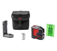 Leica Lino L2Gs - laser ligne en croix vert avec adaptateur magnétique innovant, en sacoche (laser vert, portée : 35 m)