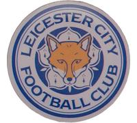 Leicester City FC - Armoiries - Badge - Métal TA6593 (Taille unique) (Blanc/Bleu/Orange)