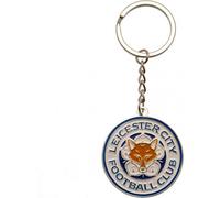 Leicester City FC - "Be Fearless" Porte-clés écusson TA9297 (taille unique) (Blanc/Bleu/Orange)