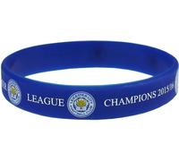 Leicester City FC bracelet officiel des champions en silicone TA1376 (taille unique) (Bleu)