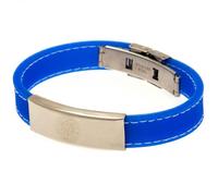 Leicester City FC Couture décorative Bracelet en silicone TA869 (taille unique) (Bleu)