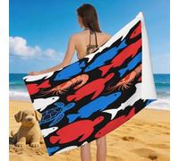 Leichong Serviette de Plage Créatures Marines, 3D Tortue de Mer Grande Serviette de Bain Microfibre, Drap de Plage Séchage Rapide e Anti Sable pour Piscine Voyage Couverture, 90x180 cm