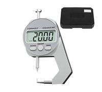 Leicht und tragbar: Mit diesem digitalen Dickenmessgerät war es noch nie einfacher, präzise Messungen zu erzielen. Durch sein leichtes und tragbares Design eignet es sich ideal für die Einhandbedienun