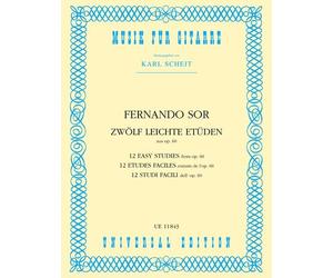 Leichte Etudes(12) Opus 60 / Recueil