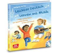 Leichter Deutsch lernen mit Musik, m. Audio-CD und Bildkarten: Lieder, Spiele, Reime zur Sprachförderung in Kita und Schule