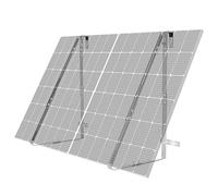 LEICKE Support de Panneau Solaire pour Balcon - Convient à tous les modules solaires I Support en Alliage d'Aluminium Robuste I Crochet Universel pour Montage de Panneau Solaire sur Balcons