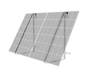 LEICKE Support de Panneau Solaire pour Balcon - Convient à tous les modules solaires I Support en Alliage d'Aluminium Robuste I Crochet Universel pour Montage de Panneau Solaire sur Balcons