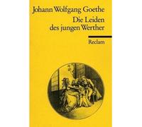 Leiden des jungen werther die - Johann Wolfgang Von Goethe - Reclam Philipp - Poche - Livre