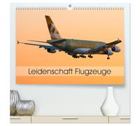Leidenschaft Flugzeuge (hochwertiger Premium Wandkalender 2026 DIN A2 quer), Kunstdruck in Hochglanz: Atemberaubende Aufnahmen aus der Welt des Fliegens.