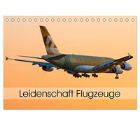 Leidenschaft Flugzeuge (Tischkalender 2026 DIN A5 quer), CALVENDO Monatskalender: Atemberaubende Aufnahmen aus der Welt des Fliegens.
