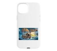 Leif Eriksson Sails Beyond The Horizon, héros Viking Vinland Coque pour iPhone 15 Plus